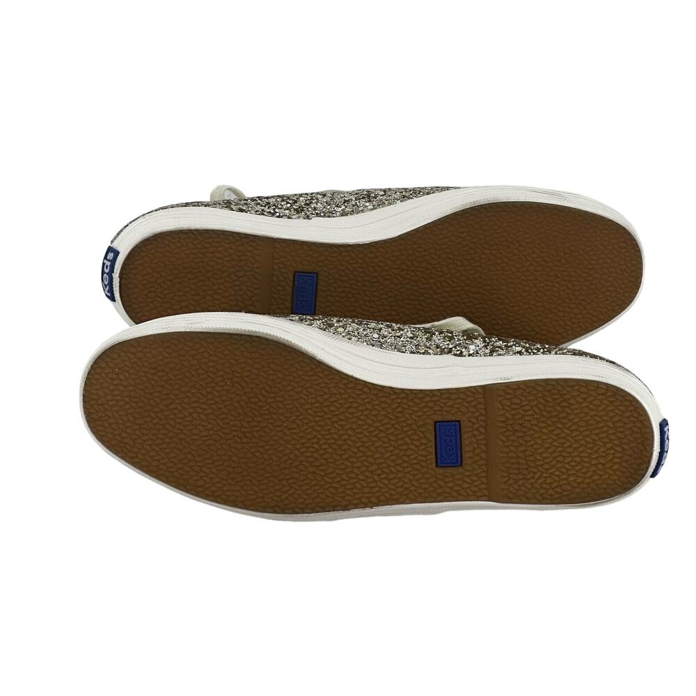 Keds X Kate Spade New York Glitter Sneakers Stylish Comfy Glam Chic Size 7.5 - Picture 7 of 10